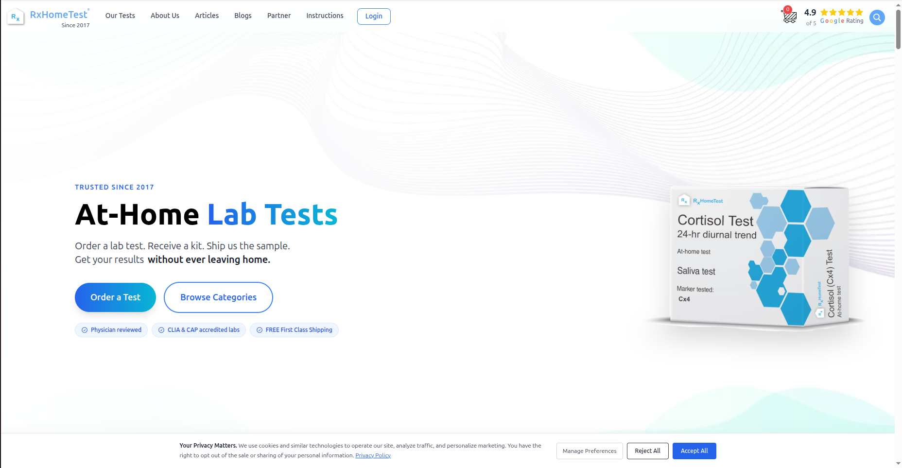 RxHomeTest